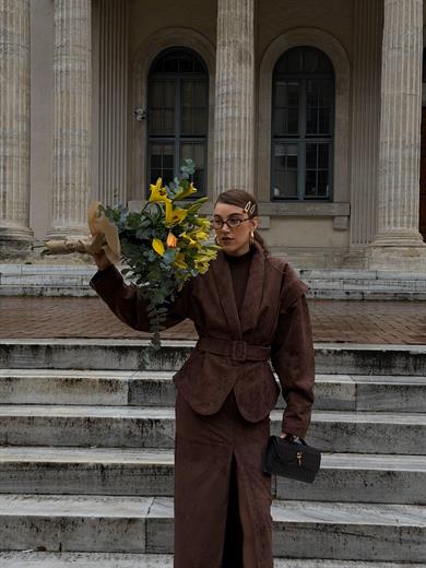 Philia Ceket Kahverengi