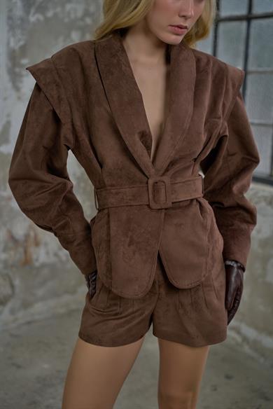 Philia Şort Kahverengi