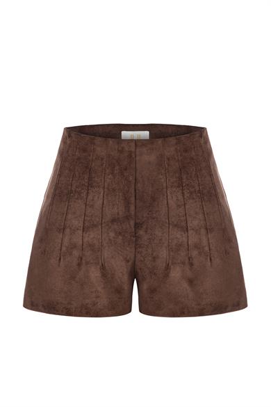 Philia Şort Kahverengi