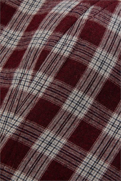 Plaid Büstiyer Bordo