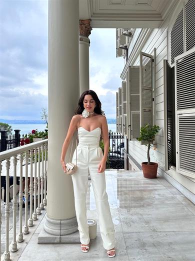 Rose Deri Uzun Pantolon Siyah