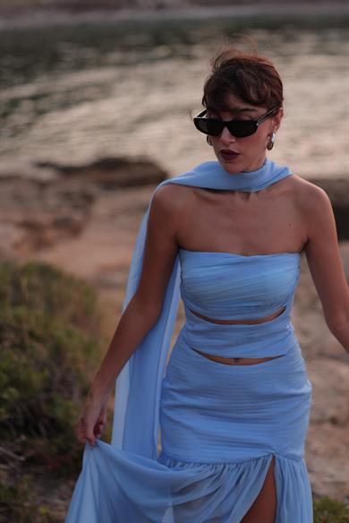 Sevilla Night Dress Mavi