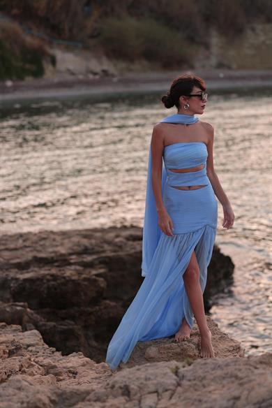 Sevilla Night Dress Mavi