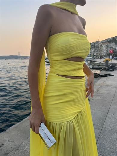 Sevilla Night Dress Sarı