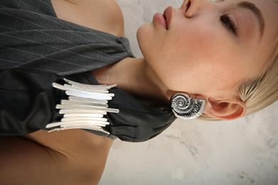 Silver Deniz Kabuğu Küpe