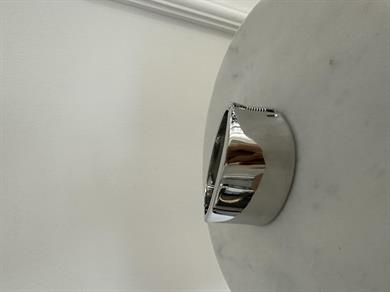 Silver Düz Kalın Kelepçe