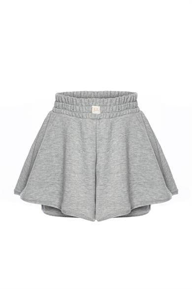 Şort Etek Gri
