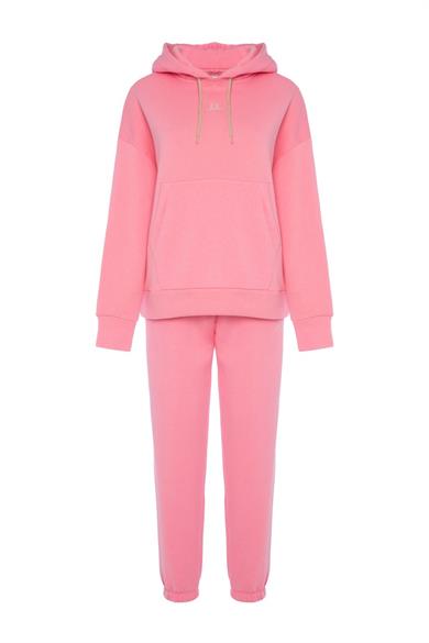 Sweatpants Şardonlu Pembe