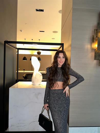 Vatkalı Simli Bluz Gri