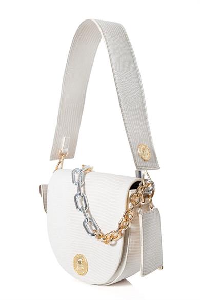 Yarım Ay Çanta Ekru