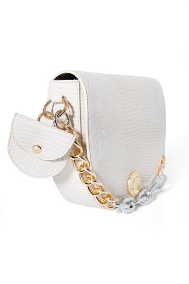 Yarım Ay Çanta Ekru