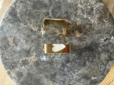 Yarım Kalp Sedef Küpe