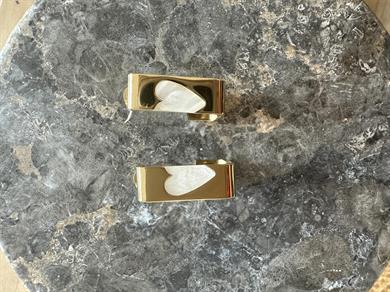 Yarım Kalp Sedef Küpe