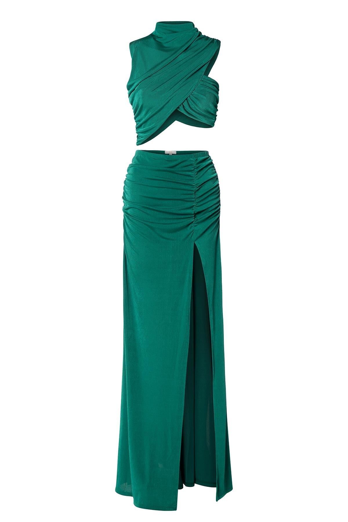Caroline Night Dress Yeşil