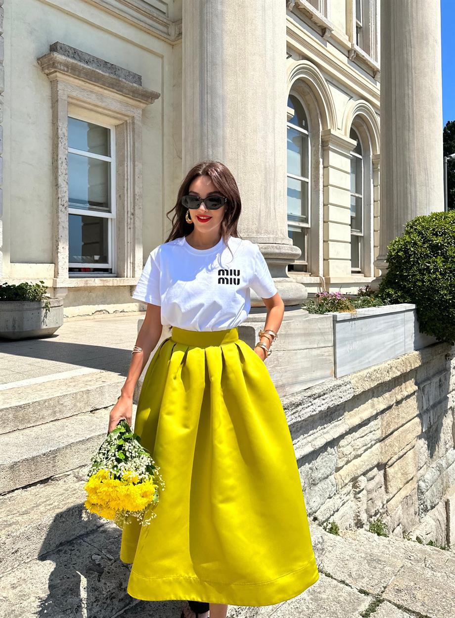 Kloş Etek Açık Yeşil