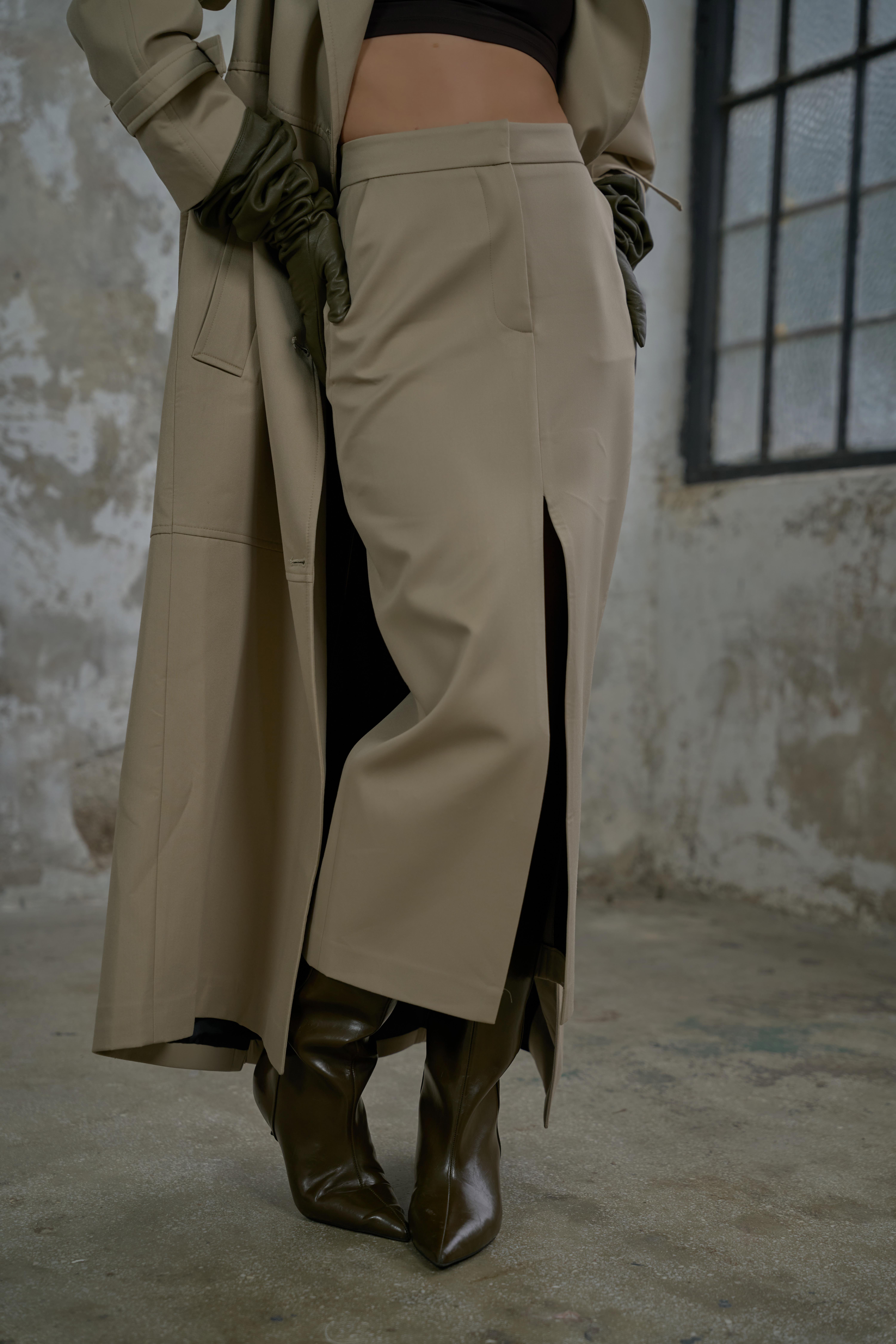 Moneta Uzun Etek Bej