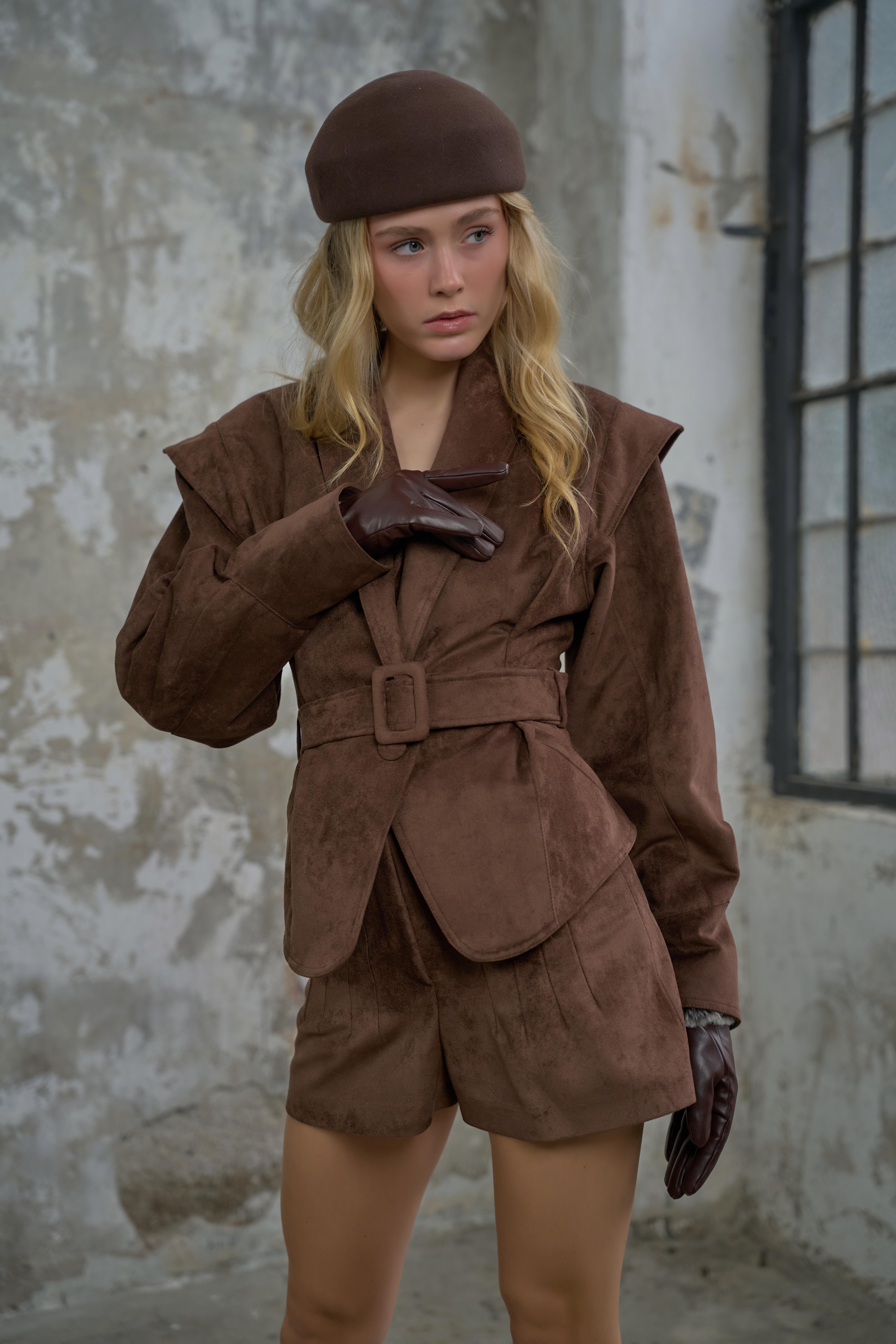 Philia Şort Kahverengi