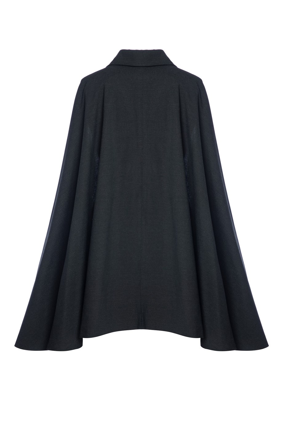 Jul Siyah Pelerin Detaylı Ceket Elbise