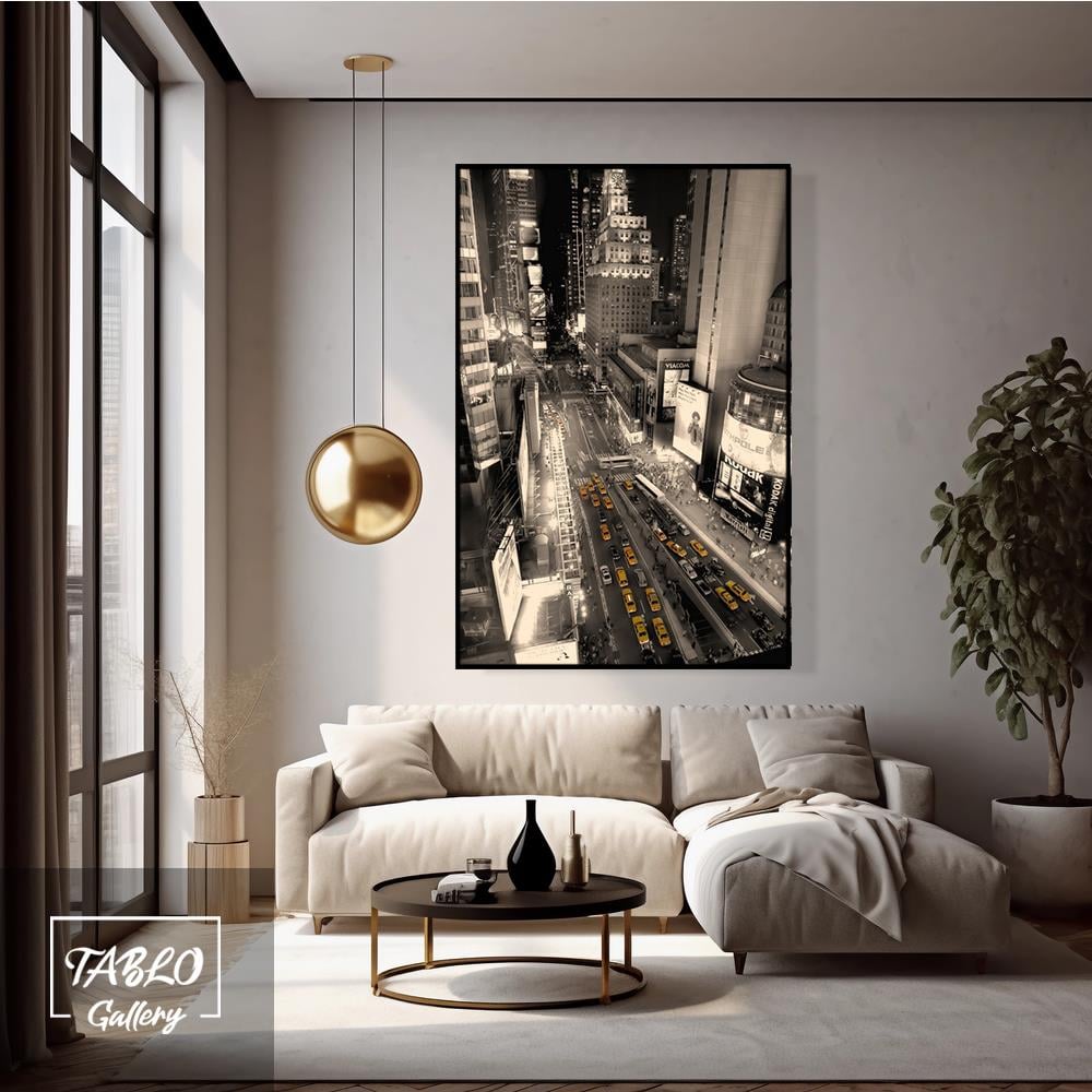 Times Square Şehir Manzarası Kanvas Tablo