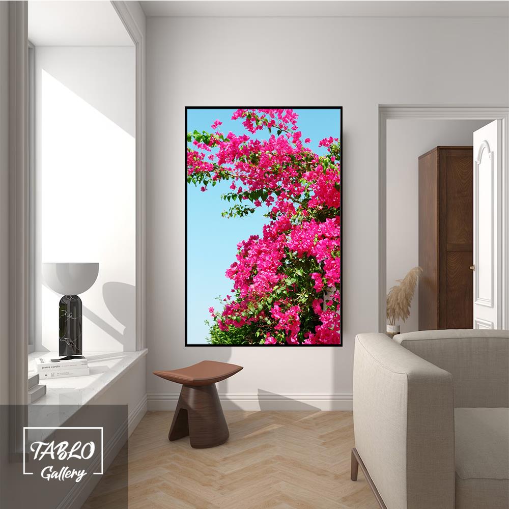 Begonviller Kanvas Tablo