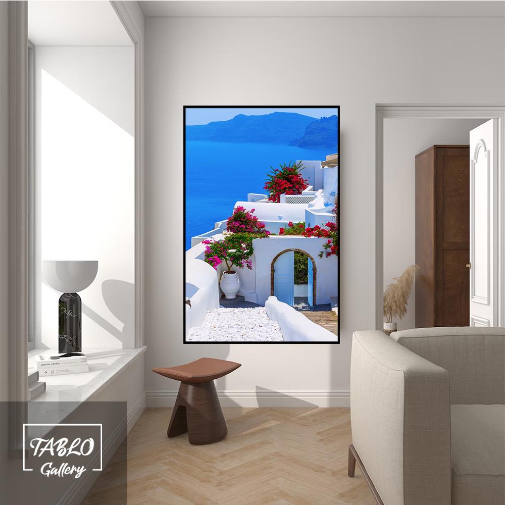 Bodrum Sokakları Kanvas Tablo