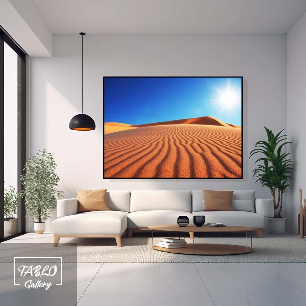 Çöl Manzarası Kanvas Tablo