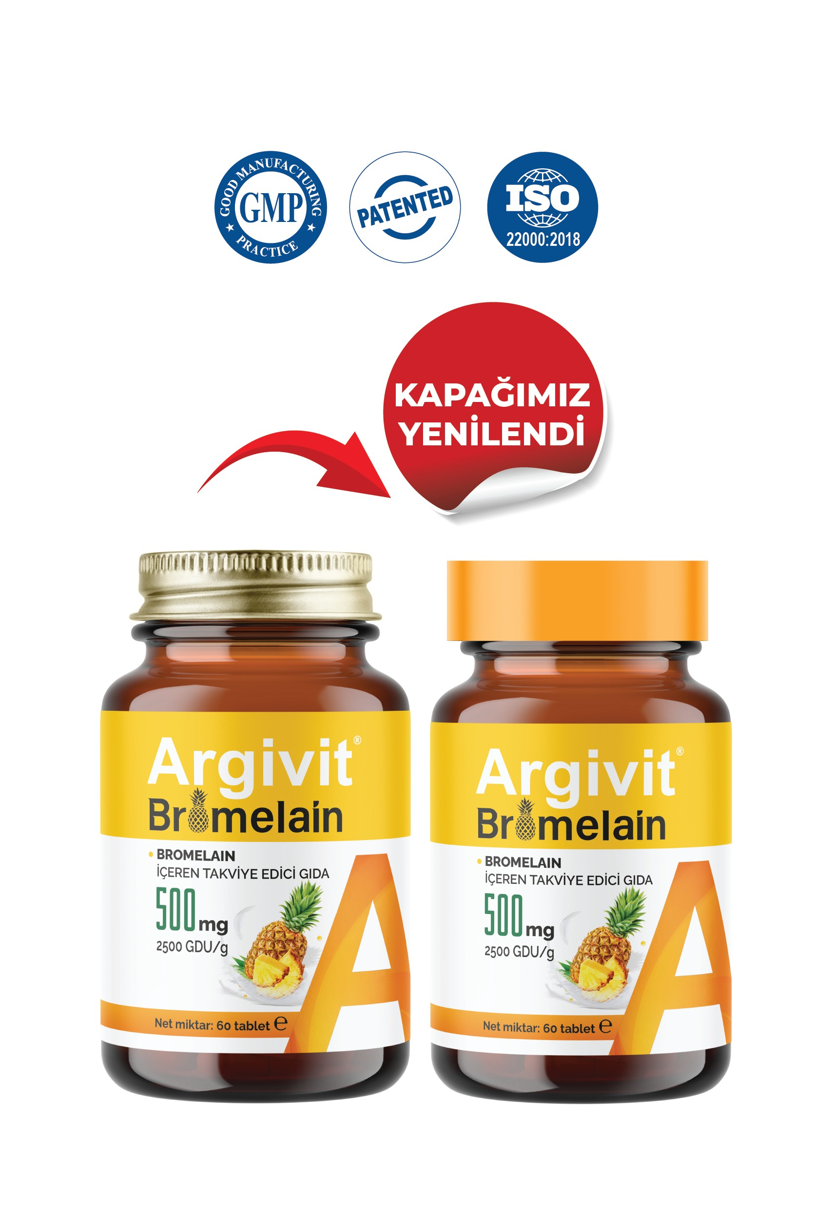 Argivit Bromelain 60 Tablet