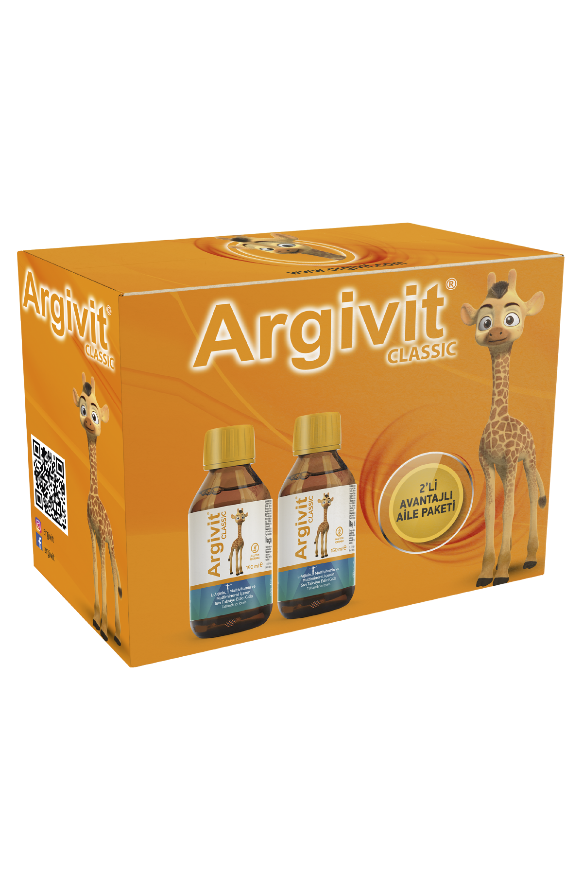 Argivit Classic Syrup 2-Piece Family Pack 150 ml