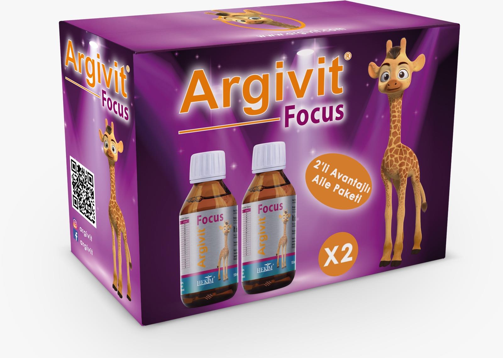 Argivit Focus Syrup 2-Piece Family Pack 150 ml