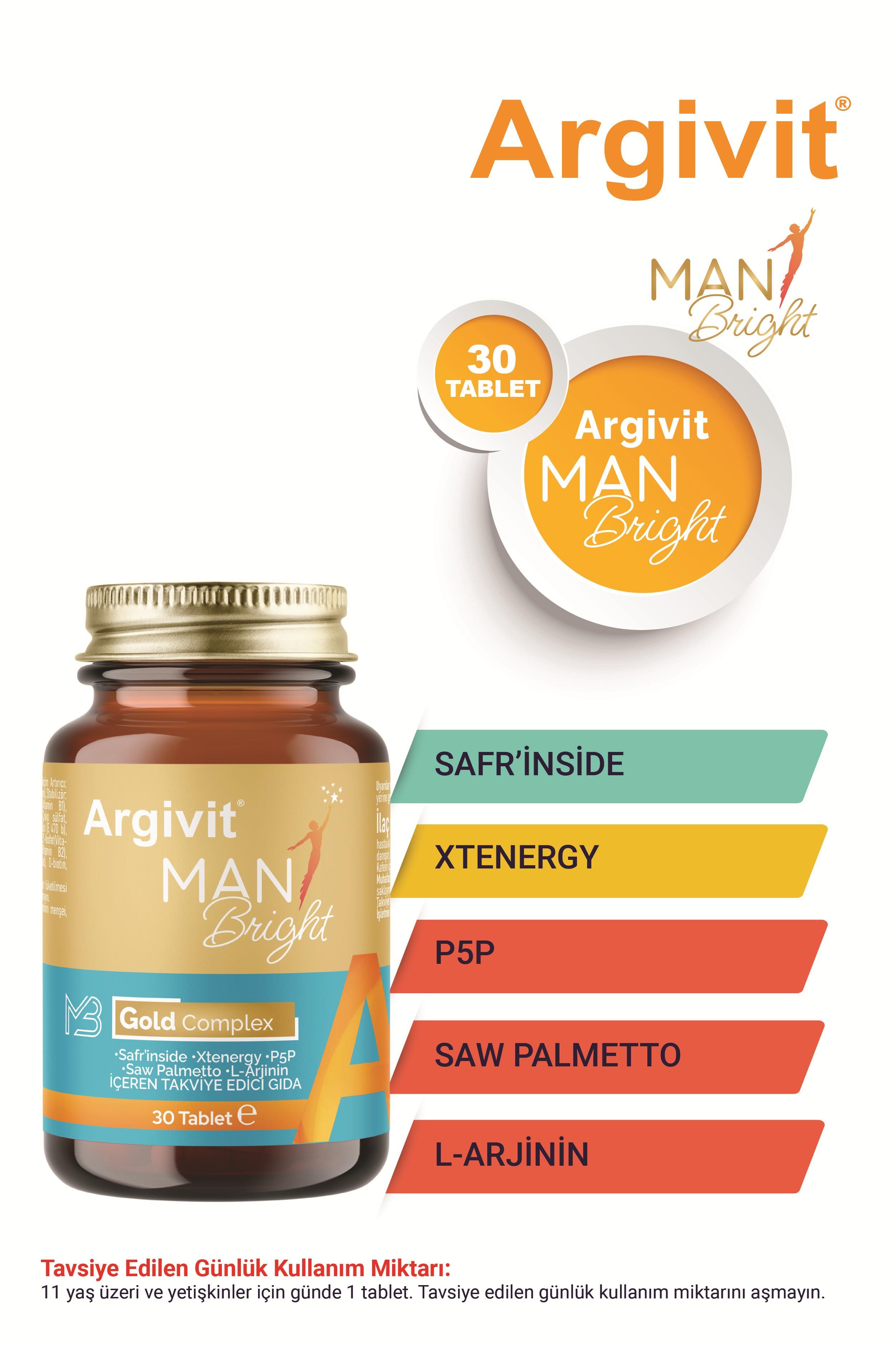 Argivit Man Bright Tablet 30 Tablets