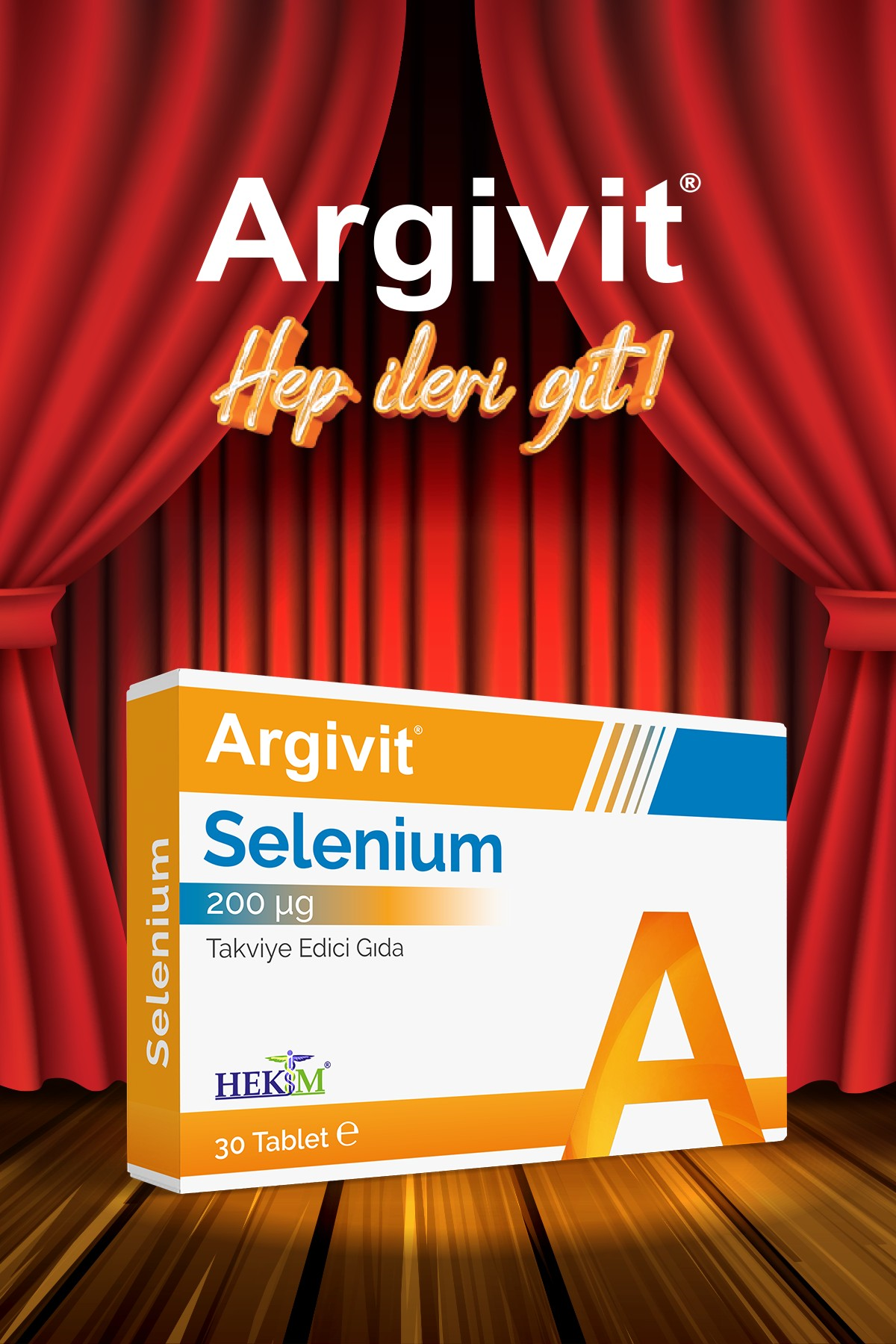 Argivit Selenium, Selenyum İçeren Takviye Edici Gıda 30 Tablet