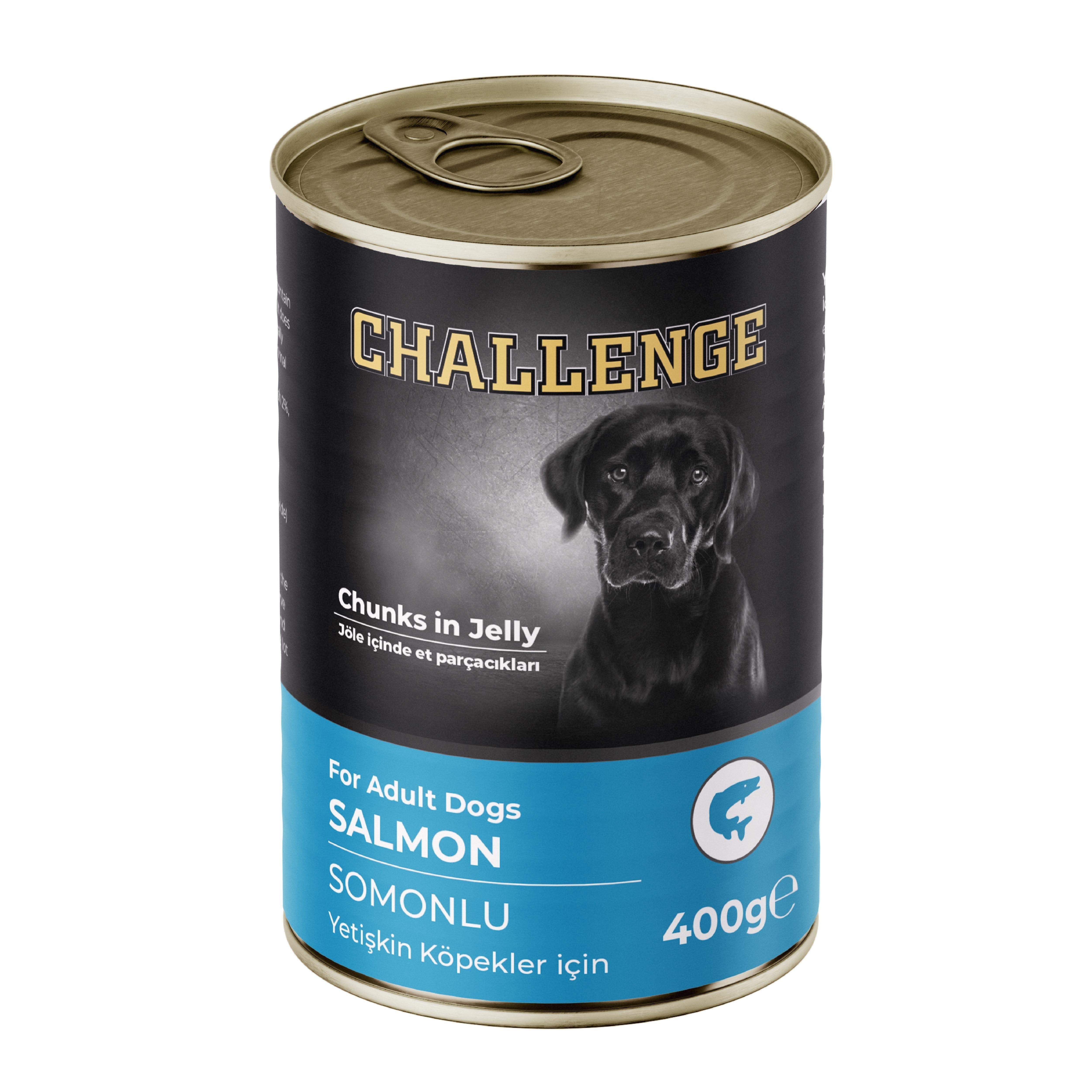 Challenge Somonlu Yetişkin Köpek Konservesi 400 Gr
