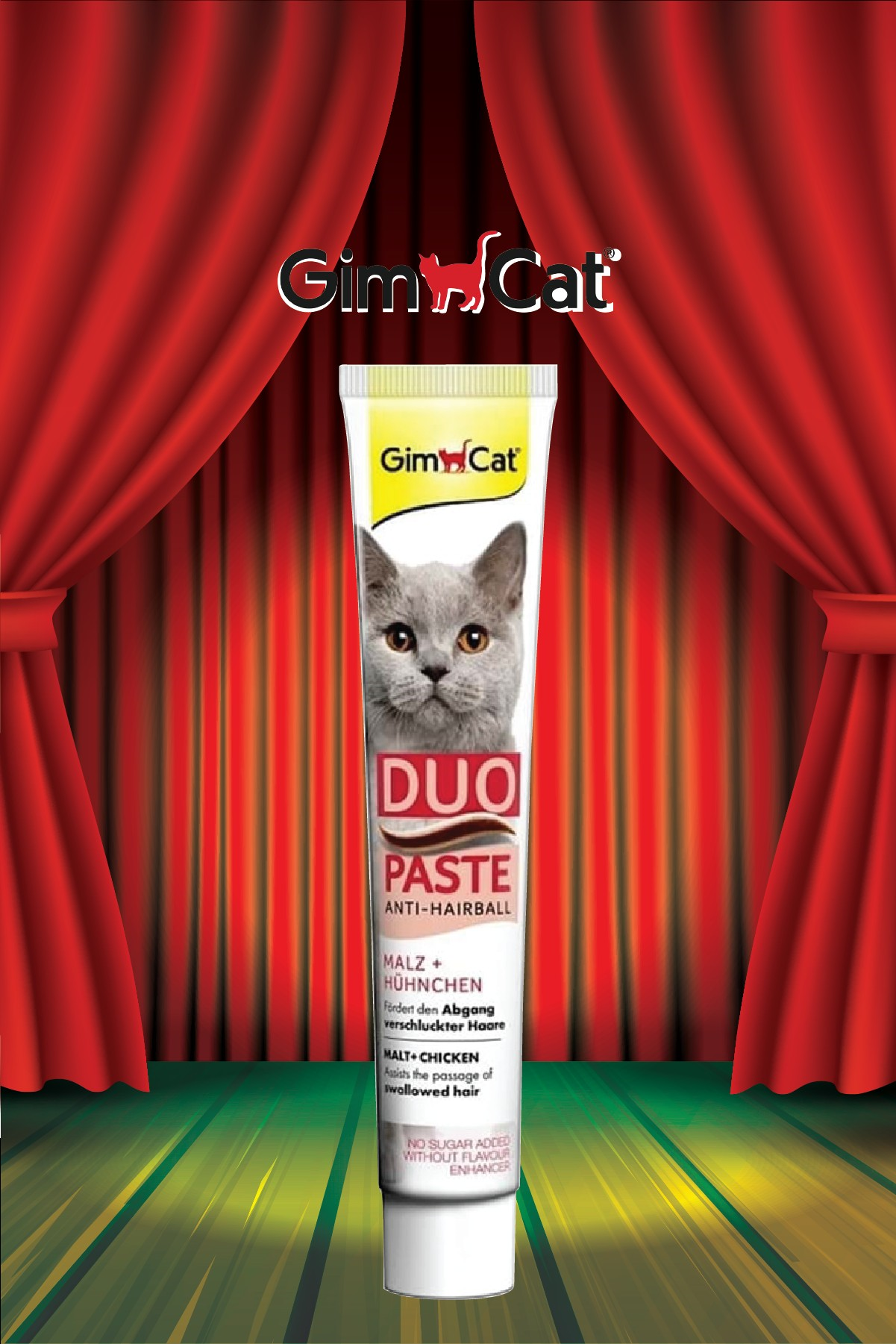 GimCat Anti-Hairball Duo Paste Tavuk + Malt 50 Gr