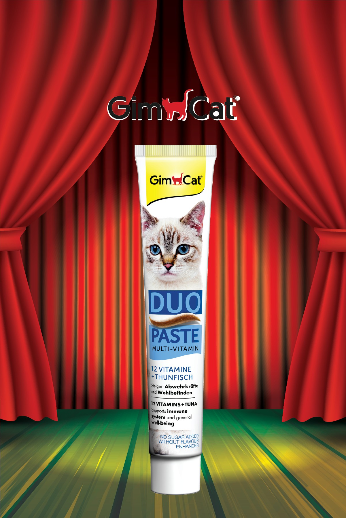 GimCat Multi-Vitamin Duo Paste Tuna + 12 Vitaminli 50 Gr
