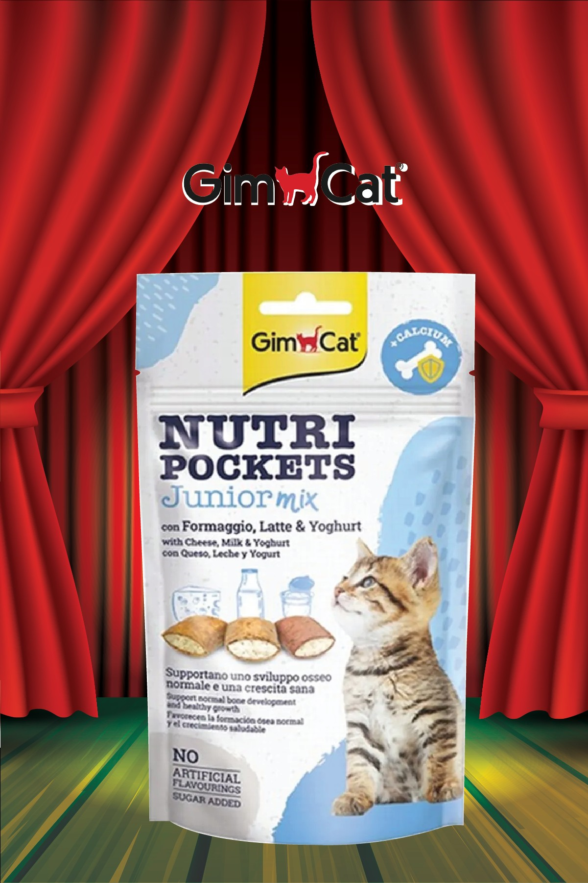 GimCat Nutrıpockets Junior Mix Kedi Ödül Tableti 60gr