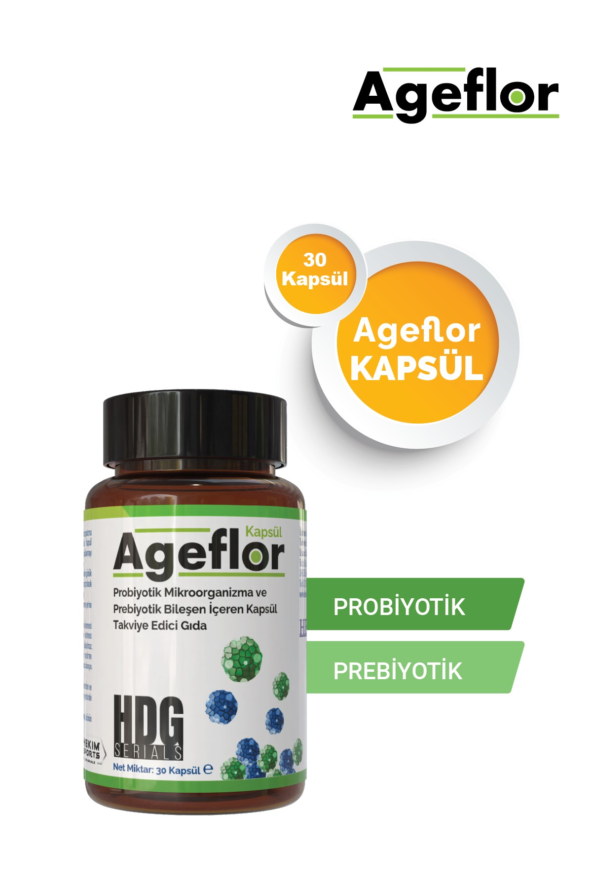 HDG SERİALS AGEFLOR 30 KAPSÜL 