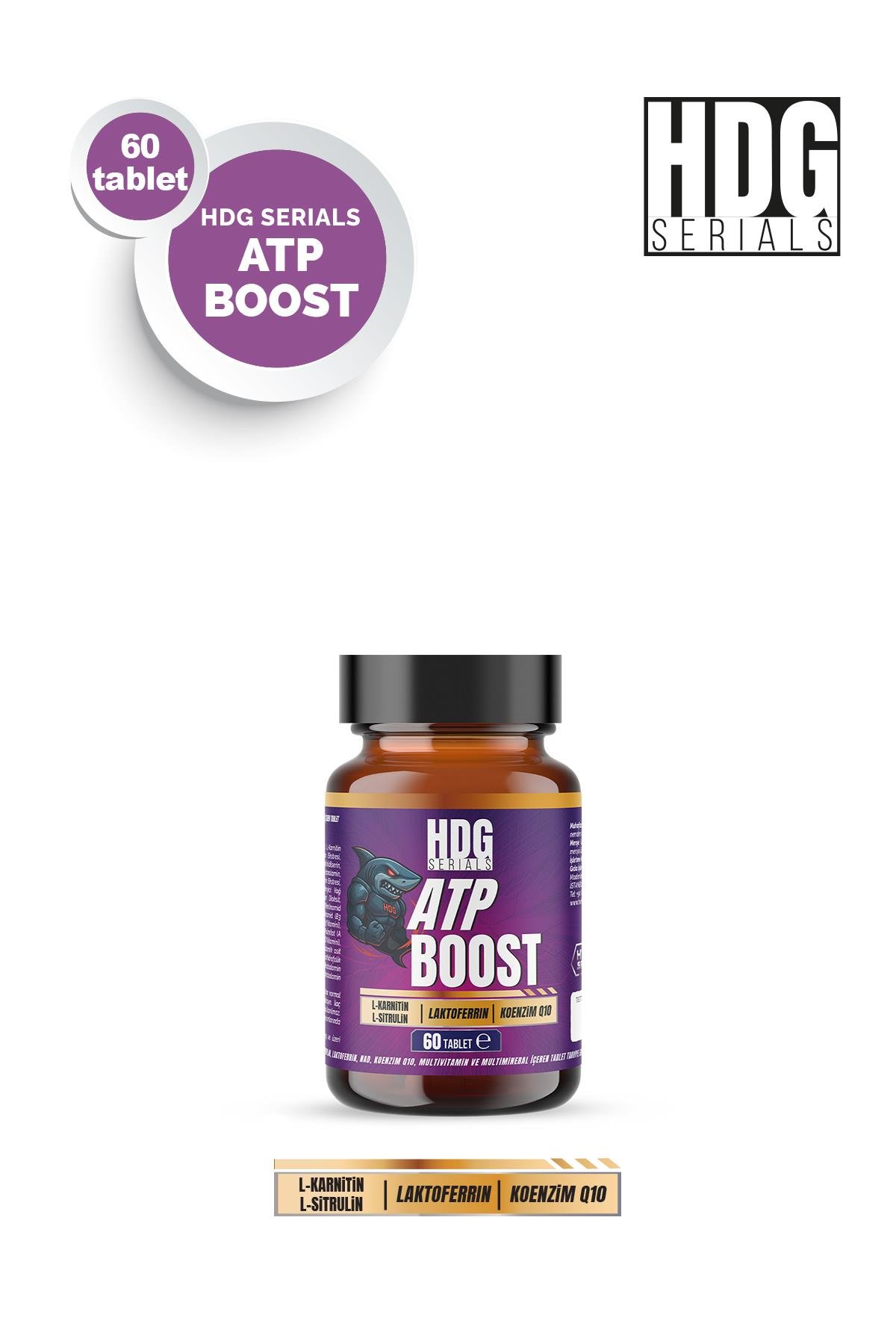 HDG SERIALS ATP BOOST Multivitamin ve Multimineral İçeren Tablet Takviye Edici Gıda 60 Tablet