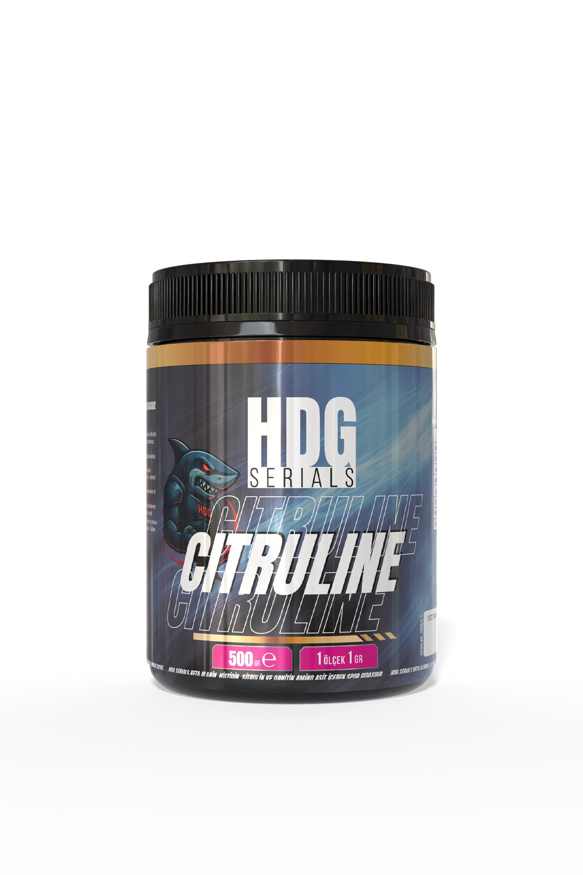 HDG SERIALS Citruline ( Beta Alanin, Histidin, Orinitin) Amino Asit İçeren Gıda Takviyesi 500 Gr