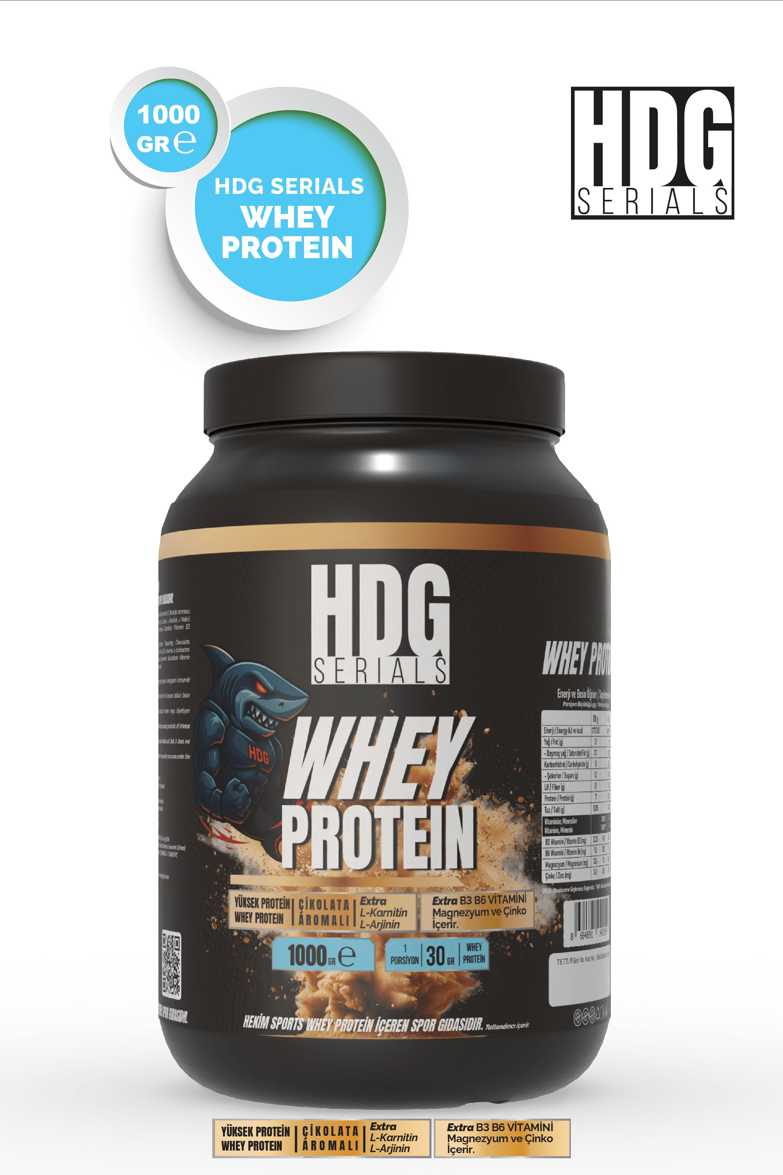 HDG SERIALS Whey Protein 1 Kg