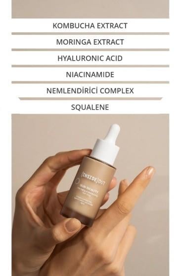 Insıde Out Sun Drop Spf50 Yoğun Nemlendirici Güneş Koruyucu Makyaj Altı Serum 35 ML