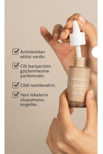 Insıde Out Sun Drop Spf50 Yoğun Nemlendirici Güneş Koruyucu Makyaj Altı Serum 35 ML