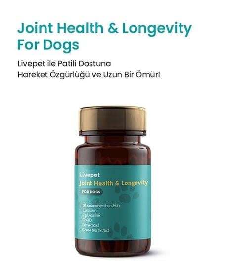 Live Pet Köpekler İçin Eklem Sağlığı ve Longevity Tableti