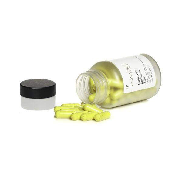 Live Yourself Quercetin Zinc, Berberis Vulgaris ve Çinko Pikolinat içeren Takviye Edici Gıda 60 Kapsül