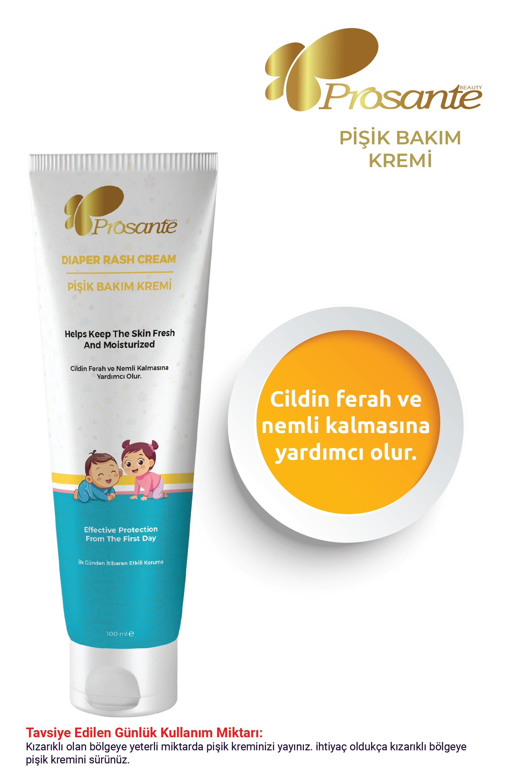 Prosante Pişik Bakım Kremi 100 ml