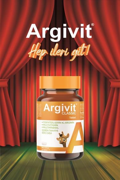 Argivit Classic Fosfotidilserin, L-Arjinin, Multivitamin ve Multimineral İçeren Tablet 30 Tablet