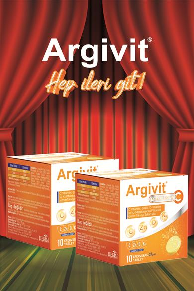Argivit Efervesan C Tablet C Vitamini, Çinko, D Vitamini ve K2 Vitamini (Menaquinon 7) İçeren 10 Saşe 2’li Paket