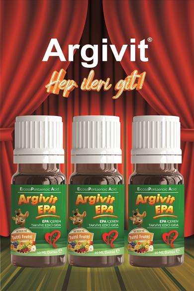 Argivit EPA İçeren Damla Balık Yağı 10 ml 3’lü Paket - Tutti Frutti Aromalı