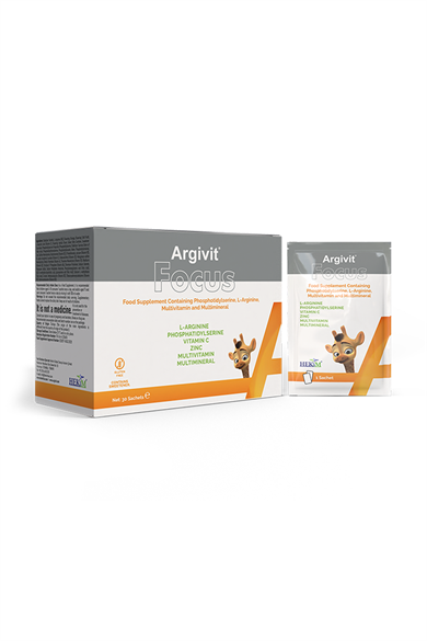 Argivit Focus L-Arjinin, Fosfotidilserin, Multivitamin ve Multimineral 30 Saşe
