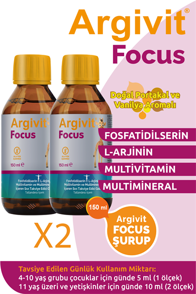 Argivit Focus Syrup 2-Piece Family Pack 150 ml