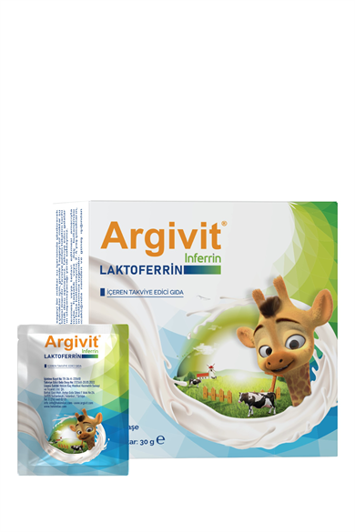 Argivit İnferrin Laktoferrin İçeren Takviye Edici Gıda 30 Saşe